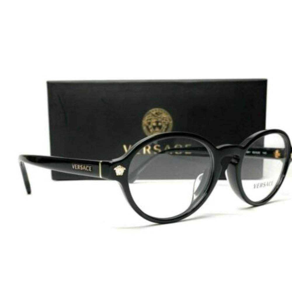 Versace Women's Black Eyeglasses! - Picture 3 of 3